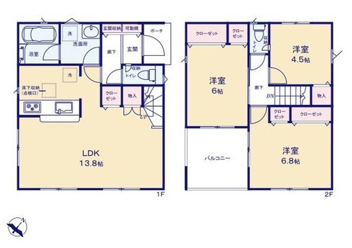 【１号棟】越谷市東越谷新築戸建て