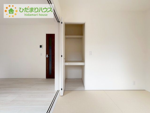いわき市常磐関船町1期　新築戸建の収納|"和室にも大容量のクローゼット完備！
お布団やお子様のおもちゃなどがスッキリ収納できますね(^^♪"