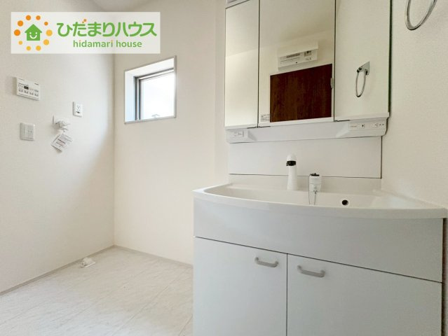 いわき市常磐関船町1期　新築戸建の独立洗面台|シンプルで使い勝手の良い独立洗面台！