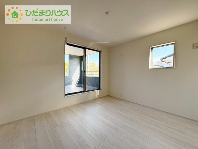 いわき市常磐関船町1期　新築戸建の寝室|大きなベッドを置いても余裕の広さの主寝室♪♪