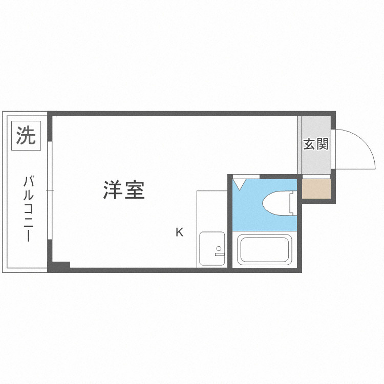 シティハイツ桃谷の間取り