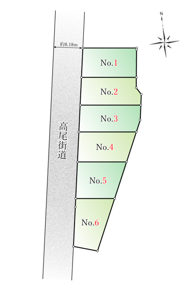 【区画図】 | 自然環境豊かで都心へのアクセスの良好の立地☆彡閑静エリアで叶える贅沢なご家族時間を楽しめる、そんな邸宅で建築なさいませんか？まずはお客様の夢をお聞かせください☆彡