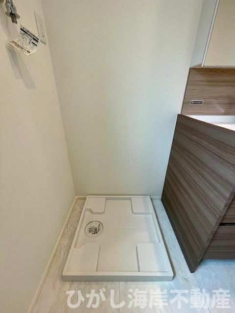 茅ヶ崎市南湖2丁目　新築戸建　　全３棟のランドリースペース|洗濯機置場