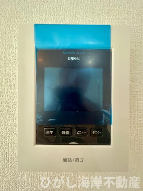 茅ヶ崎市南湖2丁目　新築戸建　　全３棟のセキュリティ|TVモニター付きインターフォン