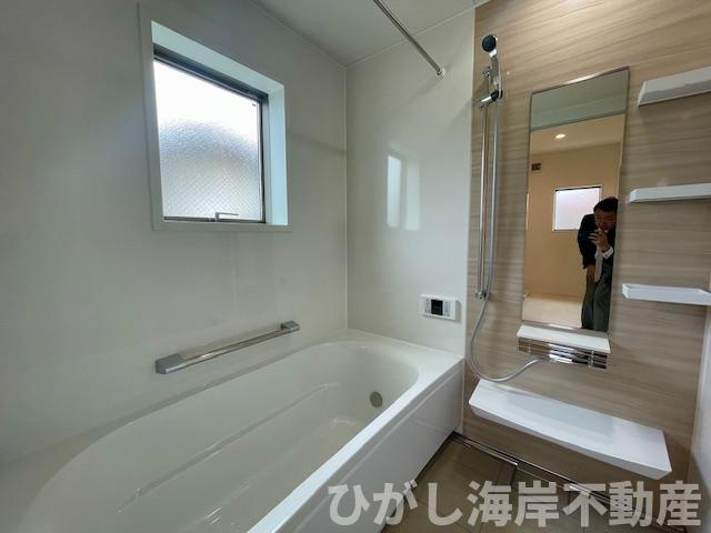 茅ヶ崎市南湖2丁目　新築戸建　　全３棟の浴室|1坪タイプ　ユニットバス