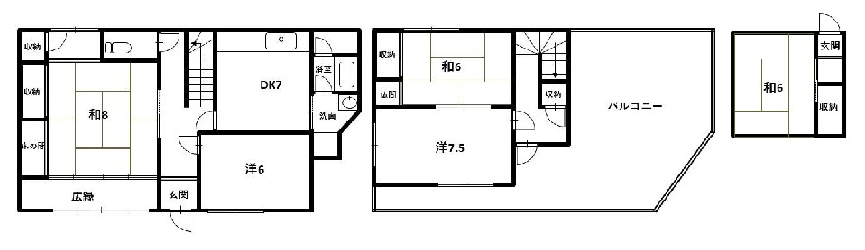 和歌山市森小手穂・中古戸建・54707の間取り