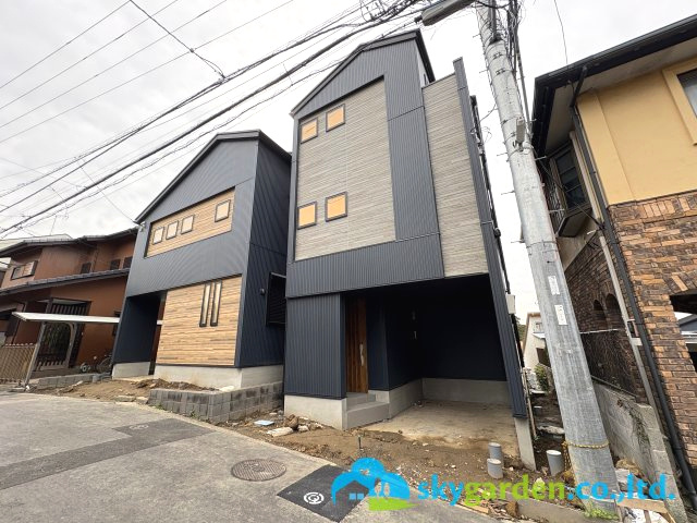 富士山遠望の鎌倉市台の新築全2棟　2号棟