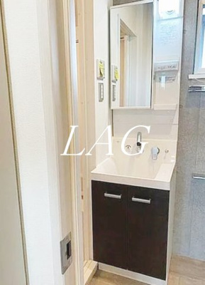 【洗面所】 | リンクステージ練馬 | 独立洗面台です。