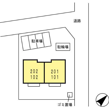 シェノアの区画図