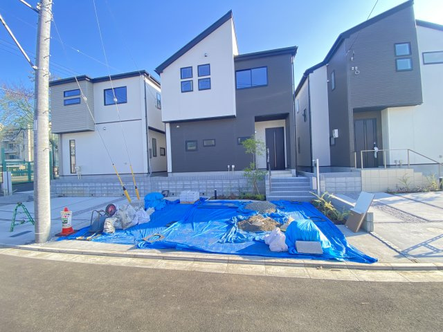 祝：成約済み　八王子市　暁町　新築戸建て　３期の外観|～仲介手数料無料☆八王子ひなた不動産～八王子市暁町　新築戸建て