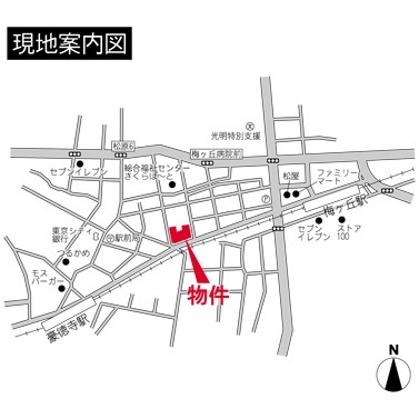 ウィンベルソロ梅ヶ丘の地図
