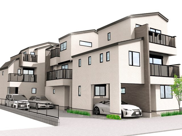 新築分譲［ミラクラス中村］の完成予想図|【完成予想図】外観パース（ＣＧイメージ）