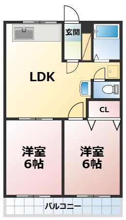 メゾンドタカの間取り