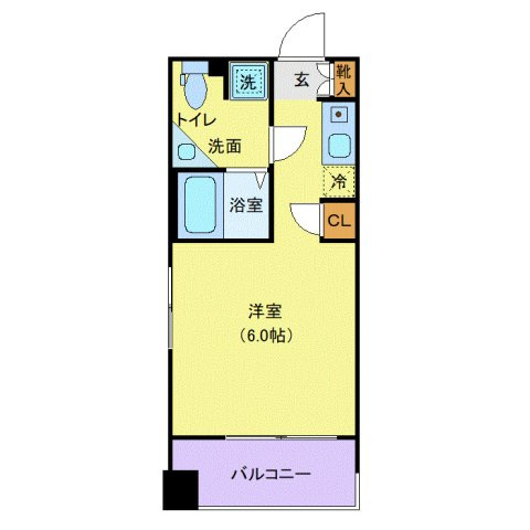 クレジデンス神谷町の間取り