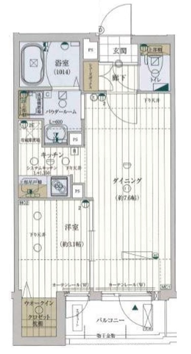 ファーストフィオーレ心斎橋イーストの間取り