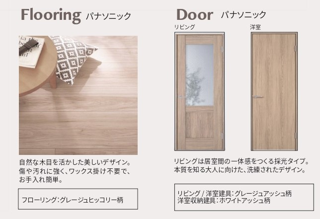 ミオカステーロ港北Ⅱの設備|フローリング／ドア