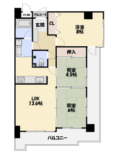 【間取り】 | 朝日プラザ桃山東