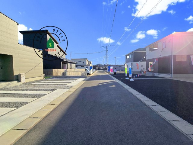 熊本市南区城南町下宮地第3-3棟（1号棟）の前面道路含む現地写真|前面道路です。
