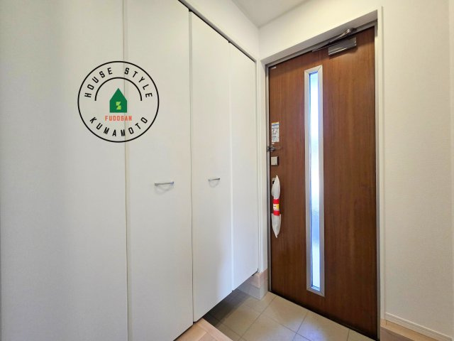 熊本市南区城南町下宮地第3-3棟（1号棟）の内観：施工例|二重ロックでしっかり防犯対策ができます。