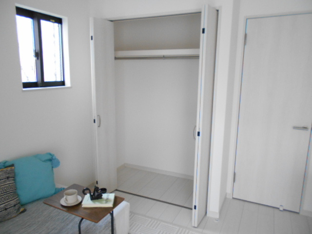 収納はクローゼットになっています