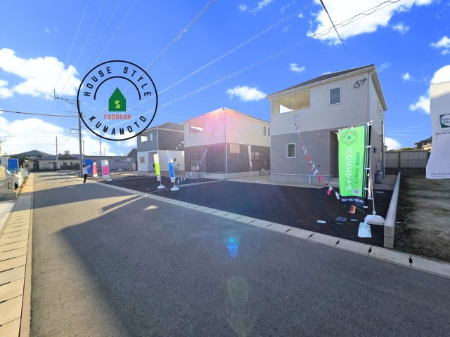 熊本市南区城南町下宮地第3-3棟（2号棟）の前面道路含む現地写真|見学の時間などお気軽にお問い合わせ下さい。