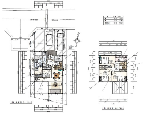 福井町　建築条件付き　売土地　　の参考プラン|プラン例　建物面積　86.52㎡