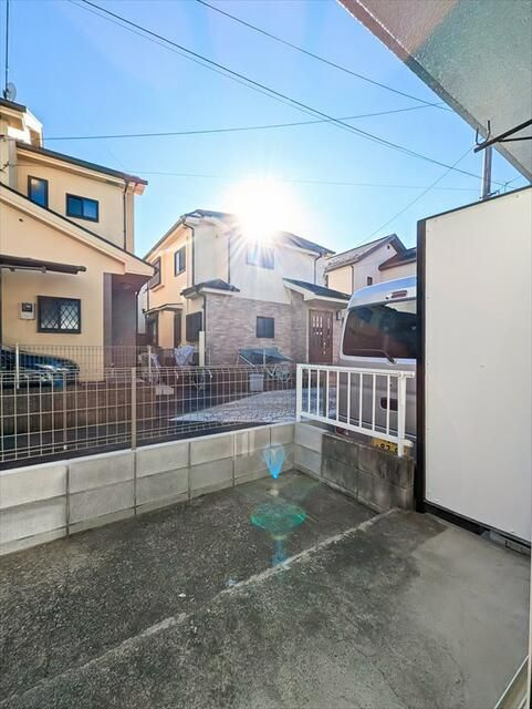 ヴィラ東久留米のバルコニー