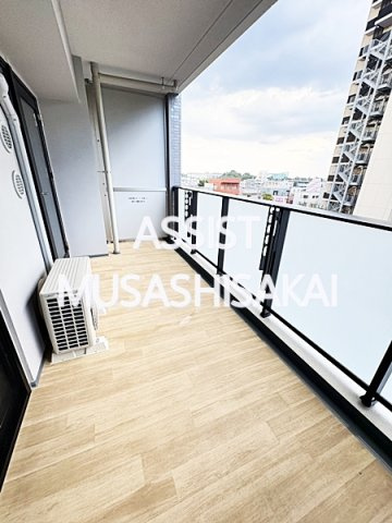 トラープランド蒼麗館のバルコニー