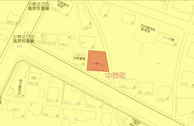 【地図】 | 小林市細野 1,155万円