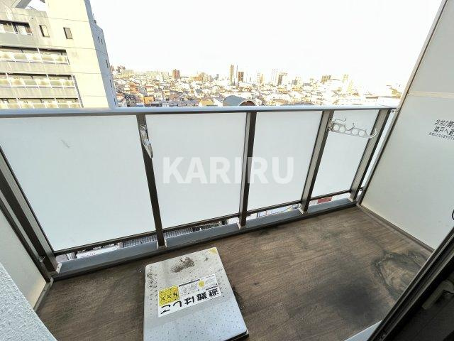 ドゥエリング森小路のバルコニー|同物件別部屋の眺望です。