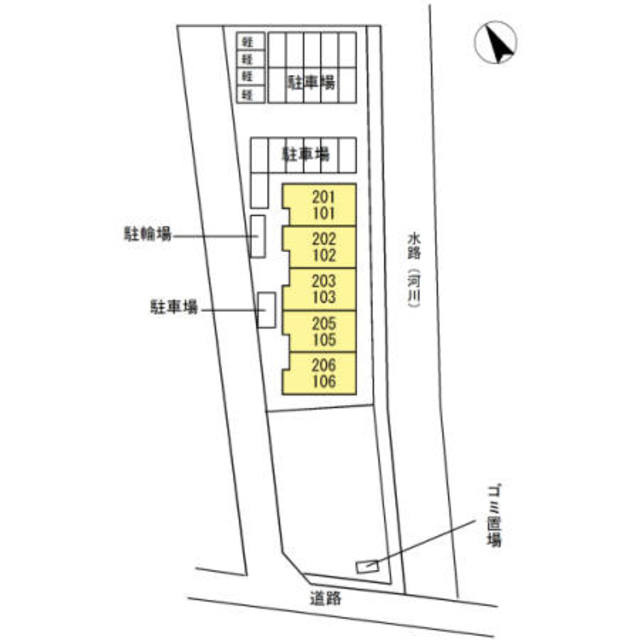 ラ　ルーチェの区画図