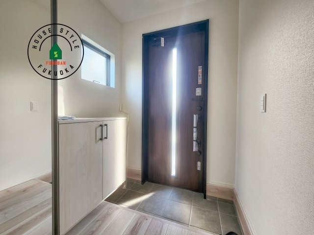 筑紫野市紫5丁目第3-2棟(5号棟)の防犯設備|二重ロックでしっかり防犯対策ができます。