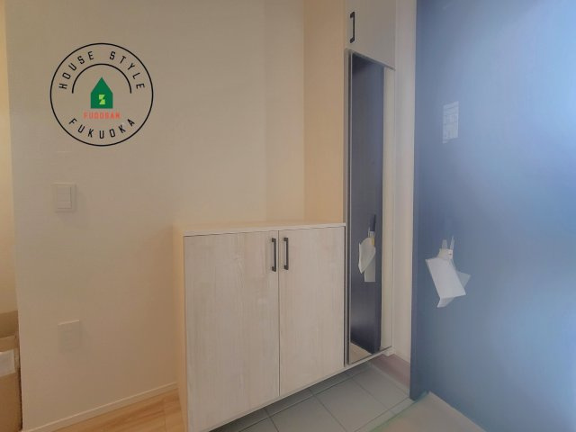 筑紫野市紫5丁目第3-2棟(4号棟)の防犯設備|二重ロックでしっかり防犯対策ができます。