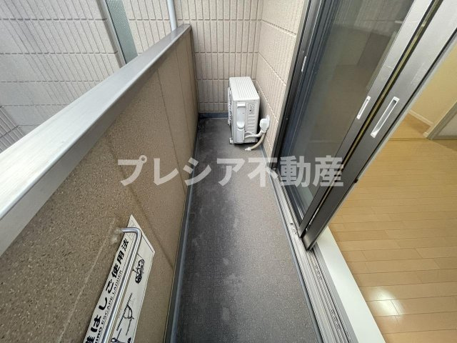 ソラリア一番町のバルコニー