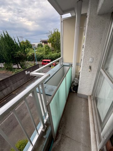 東カン水戸パークハイツのバルコニー