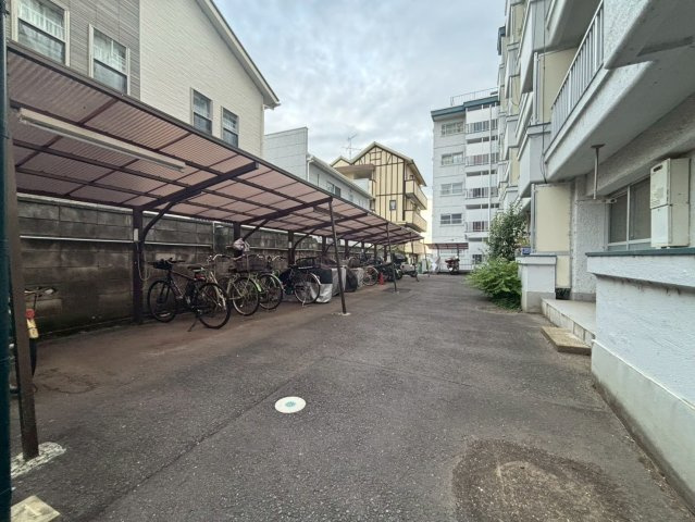 東カン水戸パークハイツの駐輪場