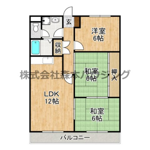 【間取り】 | 　昇栄マンションⅠ
