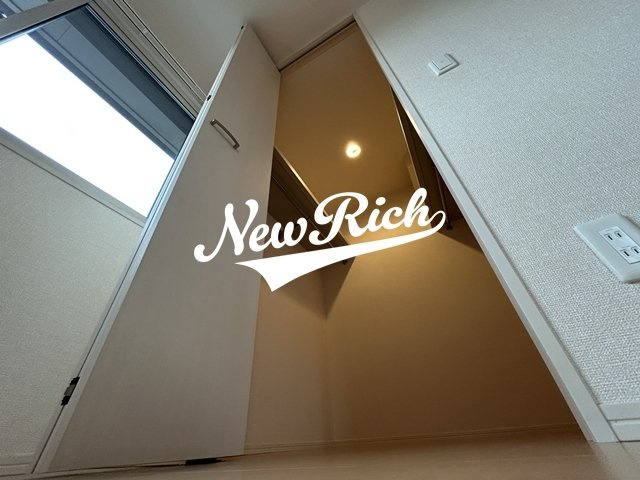 伊勢崎市中央町のアパートの収納