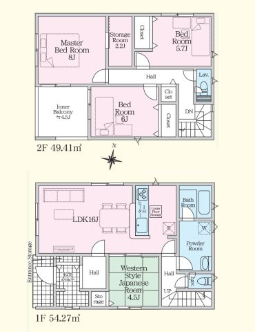 【間取り】 | 福岡市西区今宿東3丁目第10　4号棟（全6棟）【仲介手数料無料・0円】 | 平日、土日祝日もお好きな日時にご見学可能です。お気軽にお問合せ下さい。