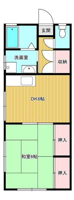 横浜市旭区中沢1丁目のアパートの画像