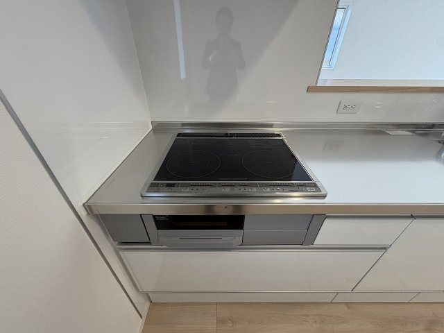 【キッチン】 | 福岡市西区今宿東3丁目第10・平屋　3号棟（全6棟）【仲介手数料無料・0円】 | 現地写真。
