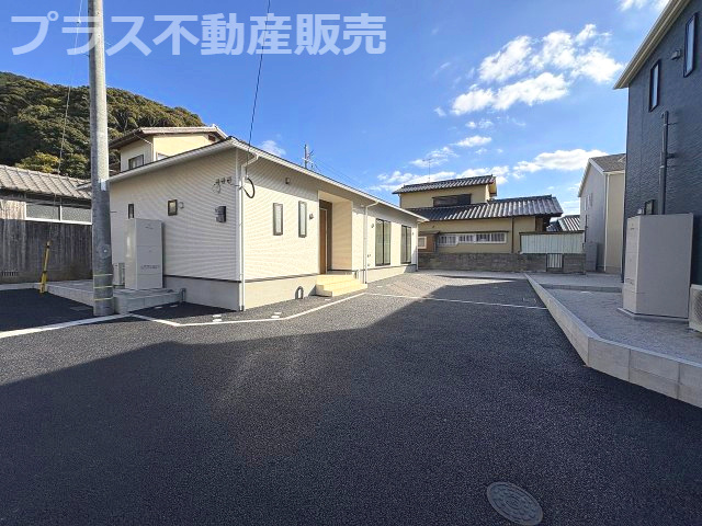 【外観】 | 福岡市西区今宿東3丁目第10・平屋　3号棟（全6棟）【仲介手数料無料・0円】 | 現地写真。プラス不動産販売なら、現場の全ての棟をまとめてご見学頂けます。