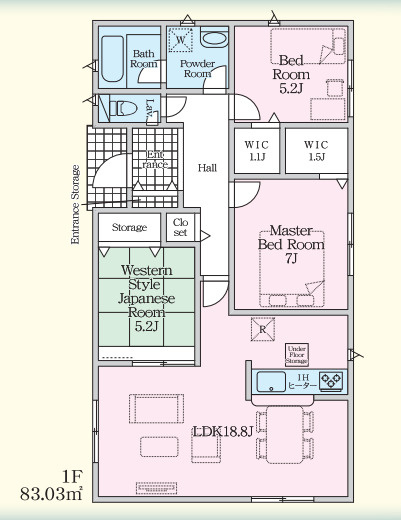 【間取り】 | 福岡市西区今宿東3丁目第10　3号棟（全6棟）【仲介手数料無料・0円】 | 平日、土日祝日もお好きな日時にご見学可能です。お気軽にお問合せ下さい。