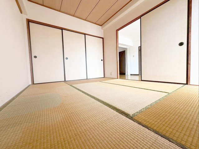 MAC箱崎コートの和室|リビングと隣り合う和室は、客間としても利用できる便利な空間！