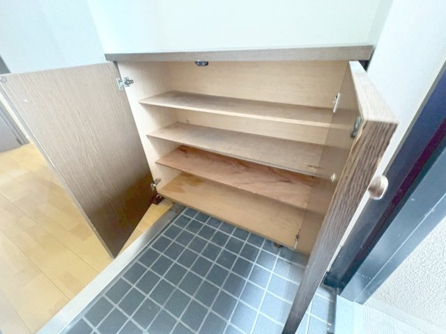 MAC箱崎コートの収納|家族の靴をスッキリ収納できて、いつでも整理整頓された玄関に！