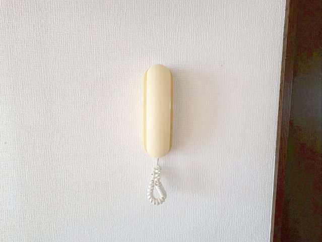 MAC箱崎コートの防犯設備|受話器式インターホンです！