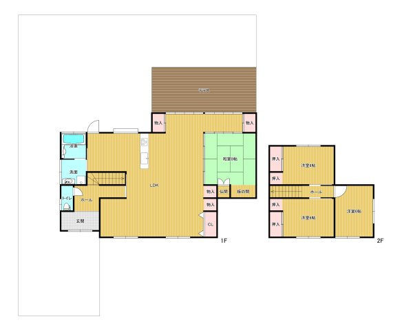 三潴生岩アサヒ戸建の内装