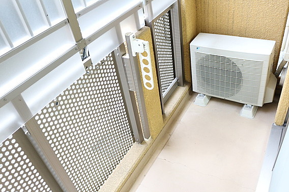 スーペリア本山のバルコニー