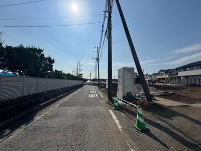 【前面道路含む現地写真】 | 【期間限定販売】北新全8区画開発分譲地/ライフライン完備/建築条件なし/フラットアプローチ