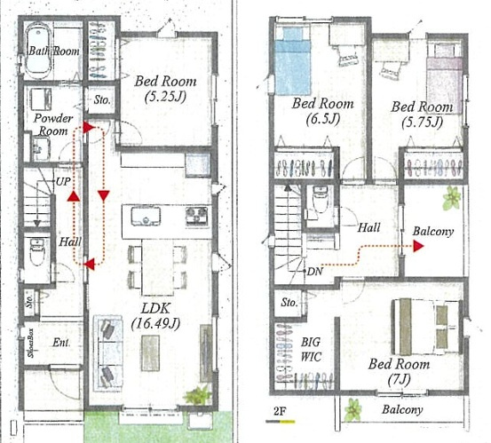 GRAFARE入間市下藤沢23期　全2棟の地図